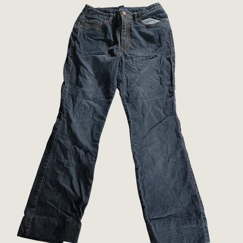 High Sierra Womens Size 8 Dark Wash Straight Leg Denim Jeans Blue Cotton Blend